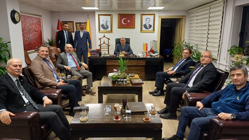 ANKARA PTT BAŞMÜDÜRÜ NECATİ YOLDAŞ'A HAYIRLI OLSUN ZİYARETİNDE BULUNDUK