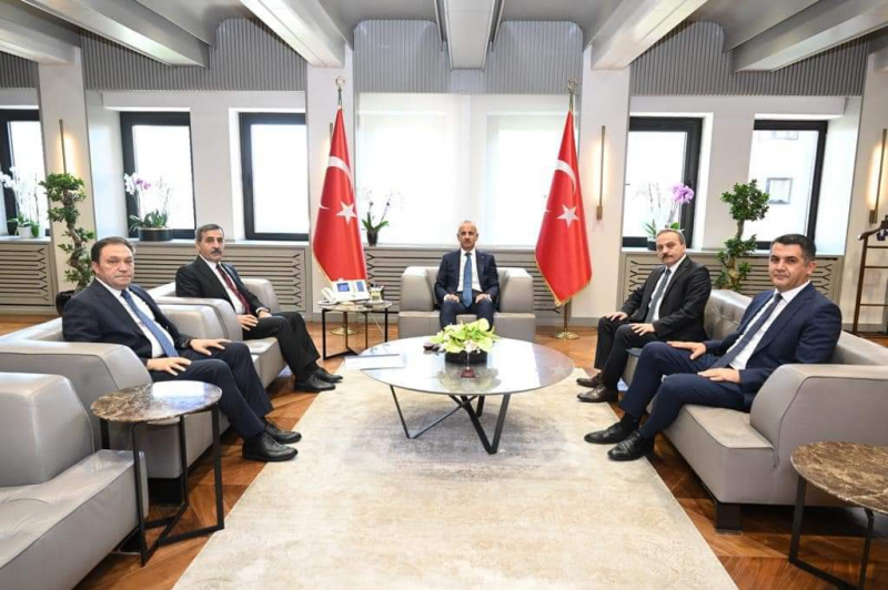ULAŞTIRMA VE ALTYAPI BAKANI  ABDULKADİR URALOĞLU'NA HAYIRLI OLSUN ZİYARETİ GERÇEKLEŞTİRİLDİ-1859