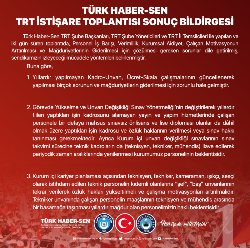 TÜRK HABER-SEN, TRT’DE “USTA-ÇIRAK İLİŞKİSİ”NE DİKKAT ÇEKTİ-1378