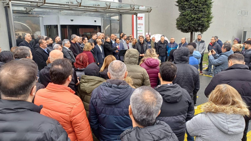 İSTANBUL TRT'DE BASIN AÇIKLAMASINDA BULUNDUK-2560